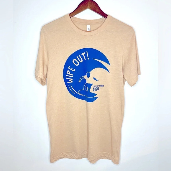 Bella Canvas Tops - Custom Bella Canvas Medium Unisex Tan Logo Tee Shirt